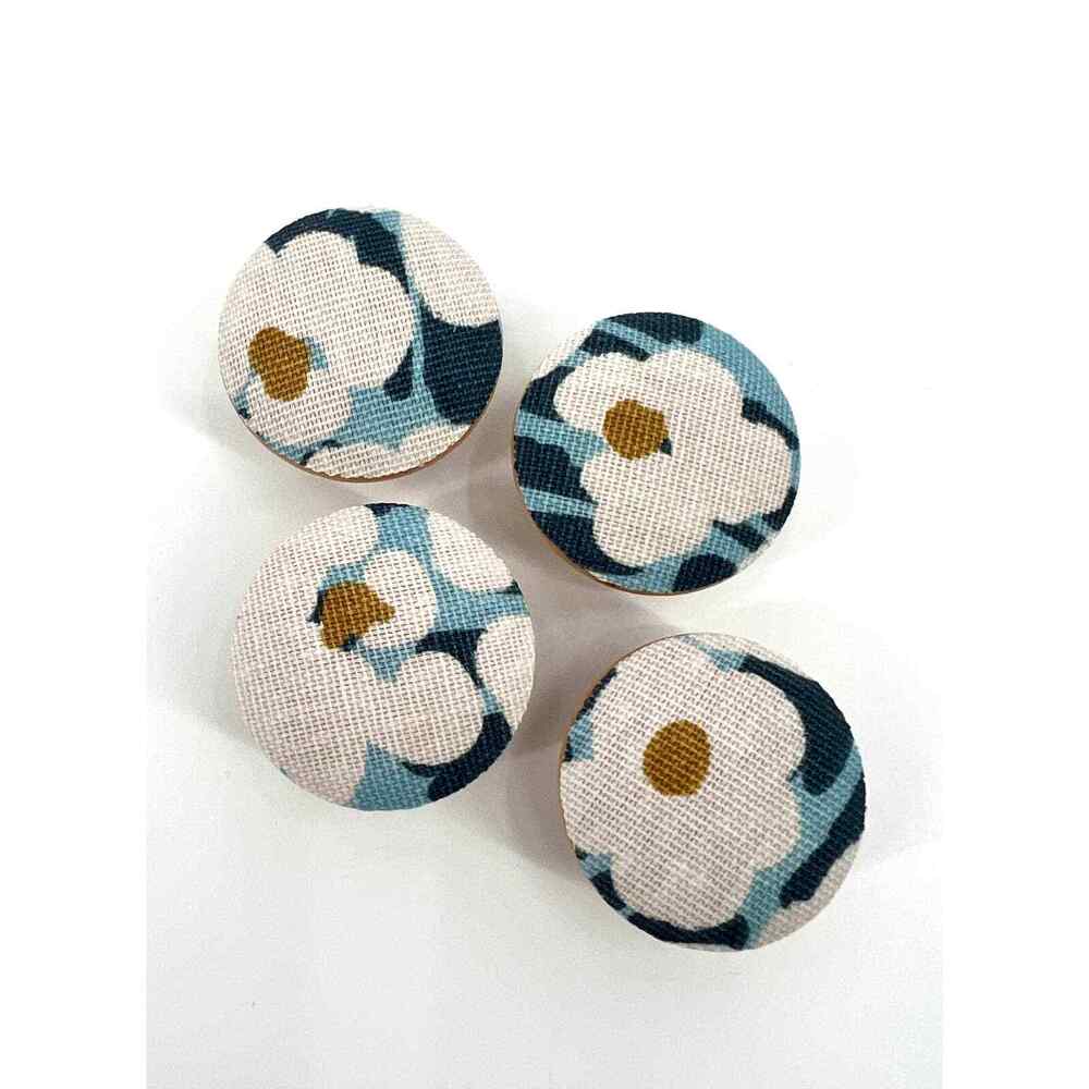 Flowers Drawer Knob Pulls Handles Nursery Dresser Home Decor Gift Baby